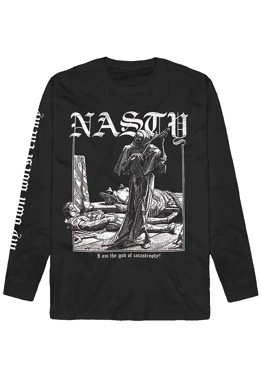 Nasty - God Of Catastrophy - T-Shirt a maniche lunghe