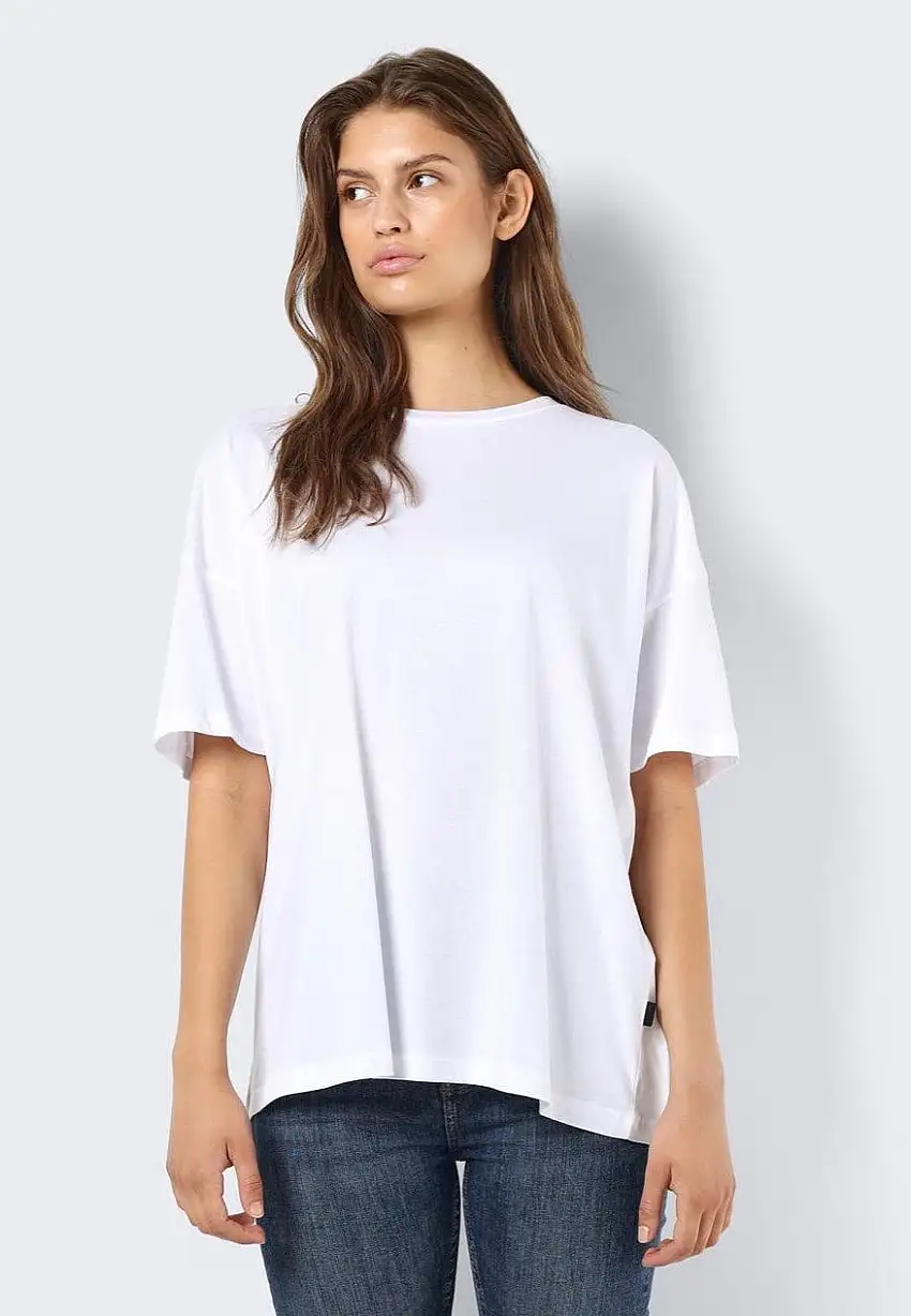 Noisy May - Ida O Neck Bright White - Top