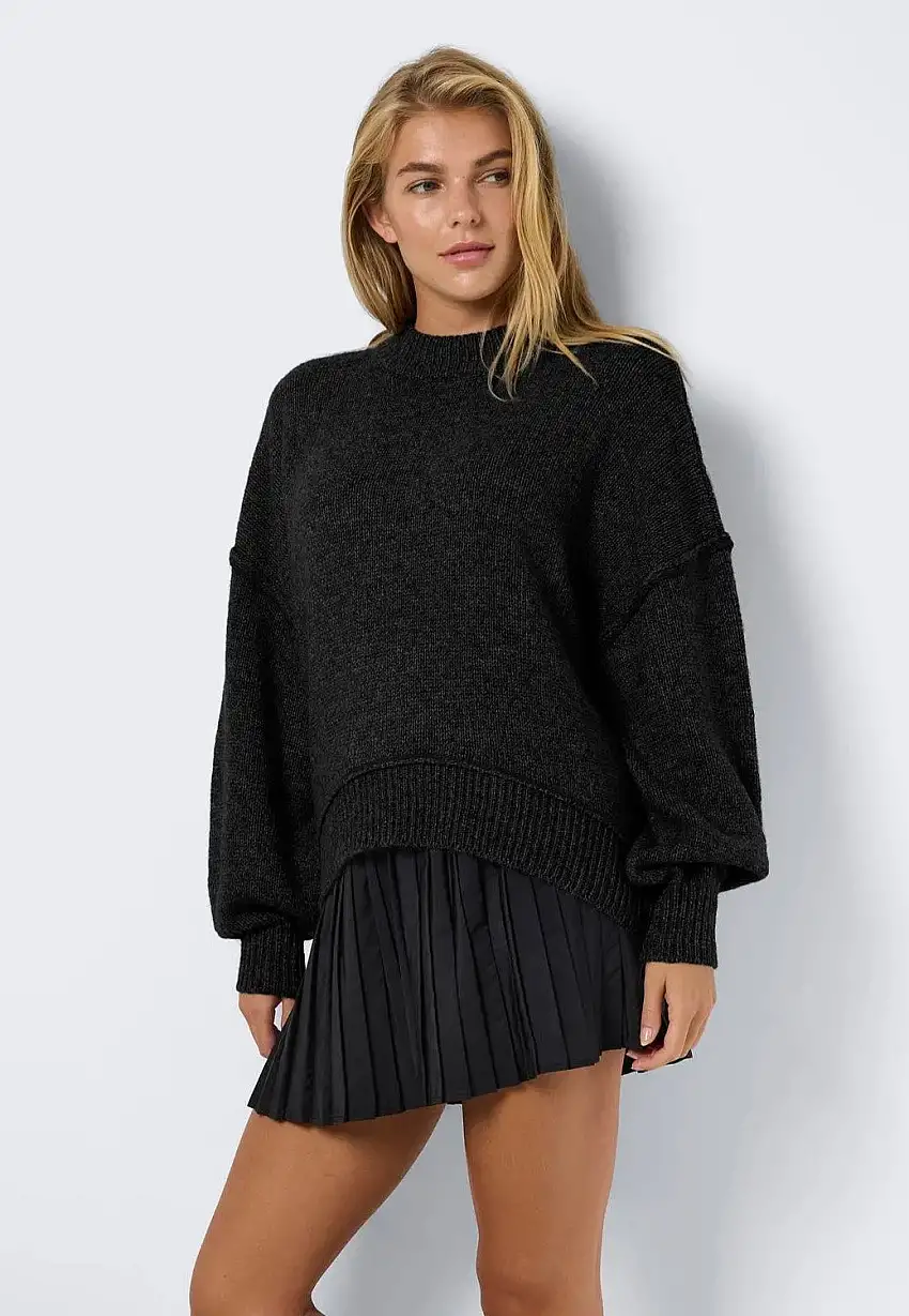 Noisy May - Luisa O Neck Black - Pullover