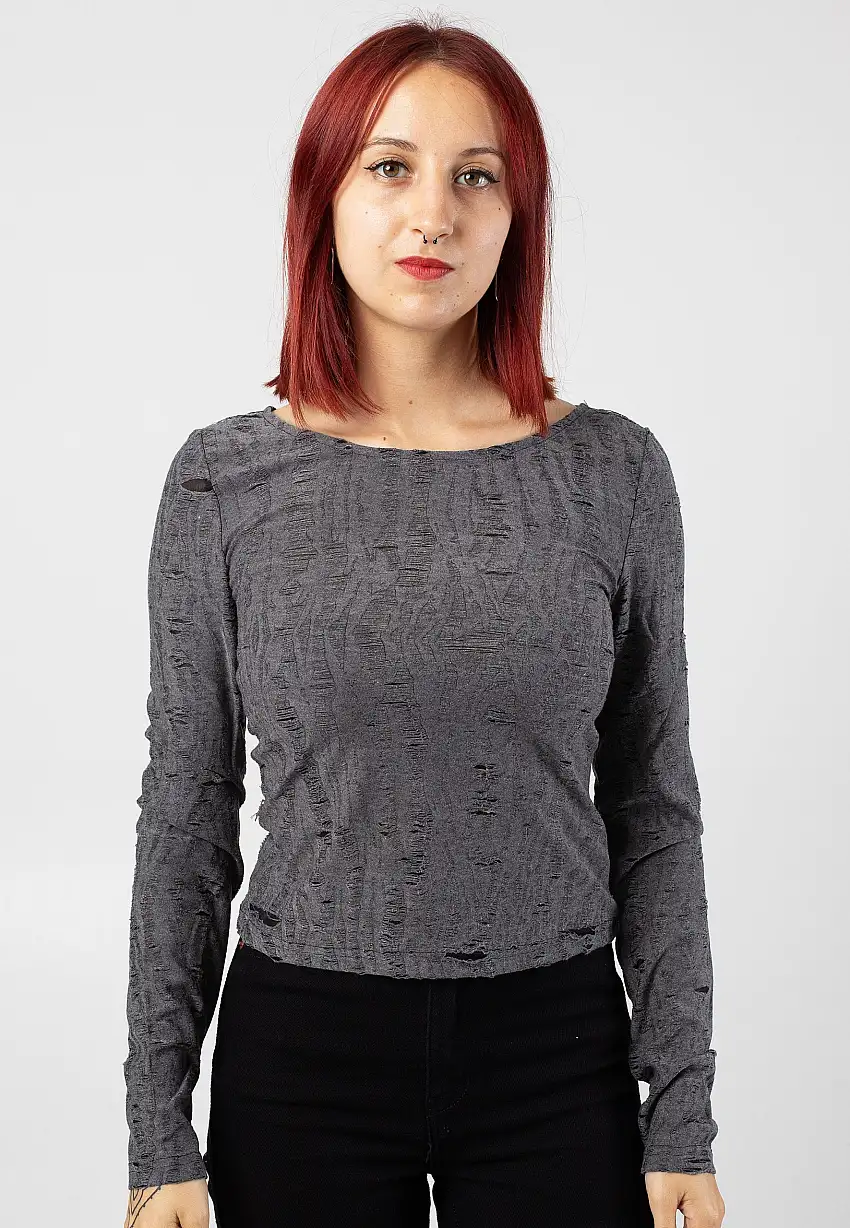 Noisy May - Harlow Boatneck Ghost Gray - Top