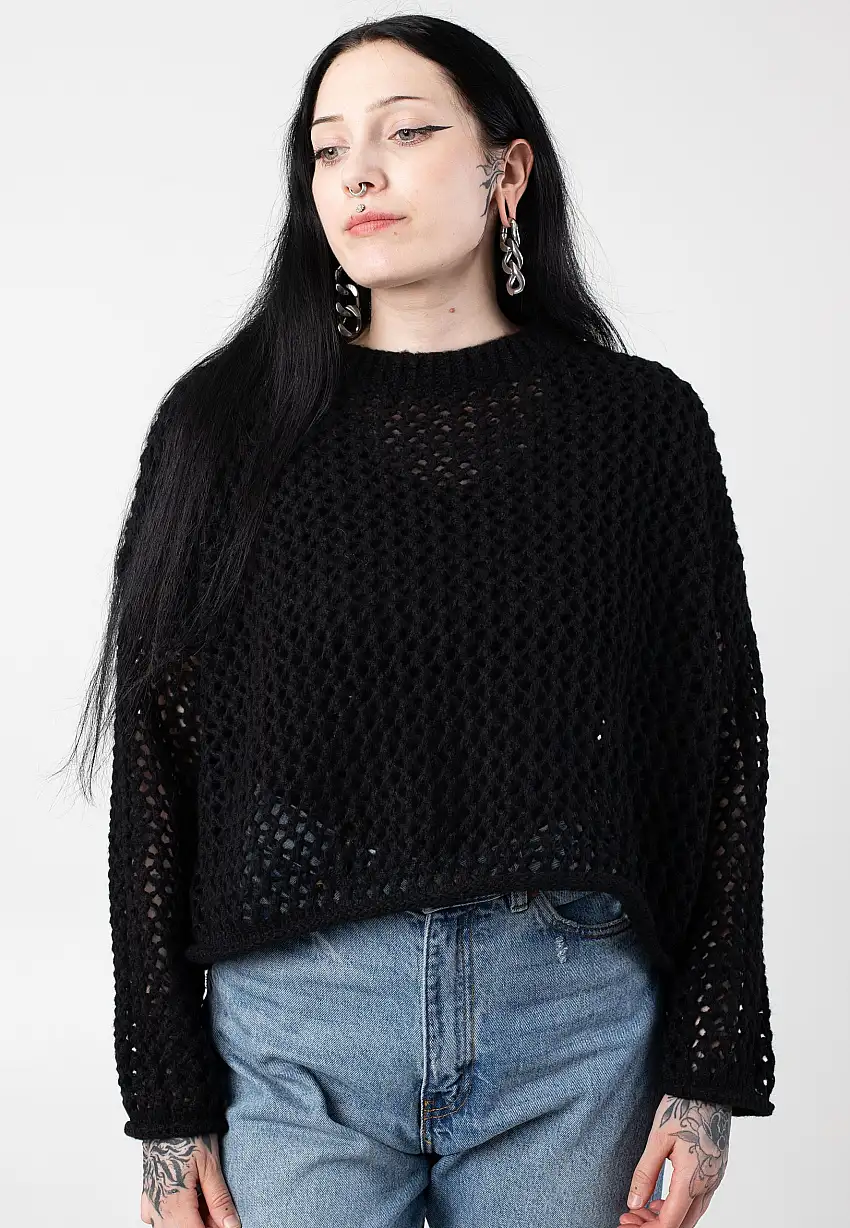 Noisy May - Judey O Neck Black - Pullover