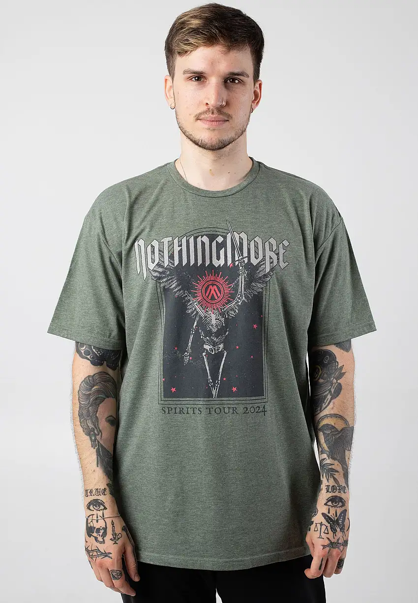 Nothing More - Cover Arch Tour 2024 Green - T-Shirt
