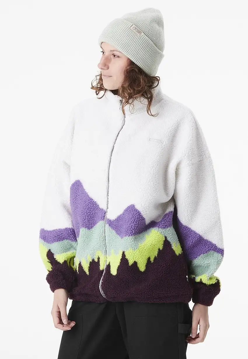 Picture - Nyss Zip Purple Mountains - Giacca