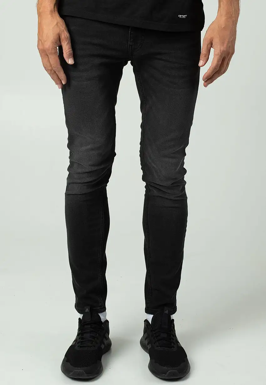 Only & Sons - Warp Skinny Jogg Washed Black - Jeans