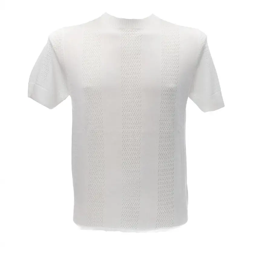 MAGLIA PARICOLLO TRAFORI M31 Bianco