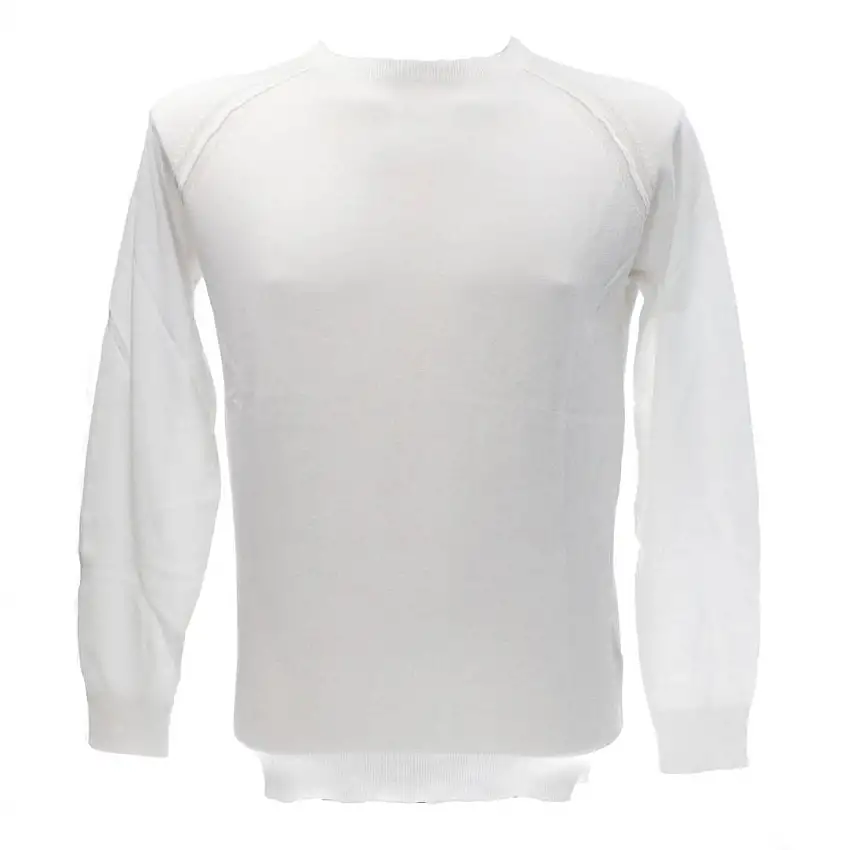 PULLOVER PARICOLLO RAGLAN M07 Bianco