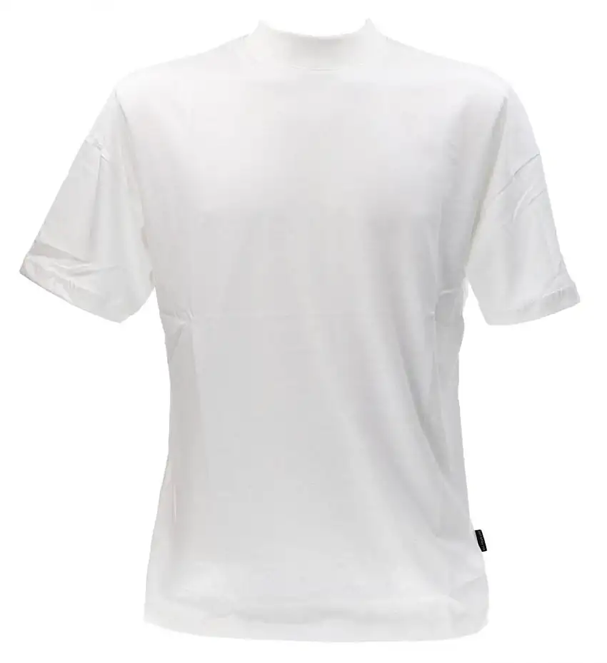 T-SHIRT OVER LUPETTO T25 Bianco