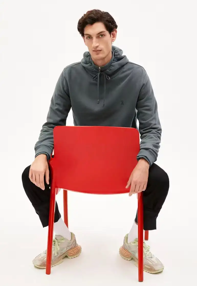 Armedangels - Paarlo Comfort Space Steel - Felpa con cappuccio