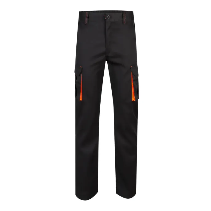 Pantalone bicolore da Lavoro Stretch Multitasche Velilla 103008S