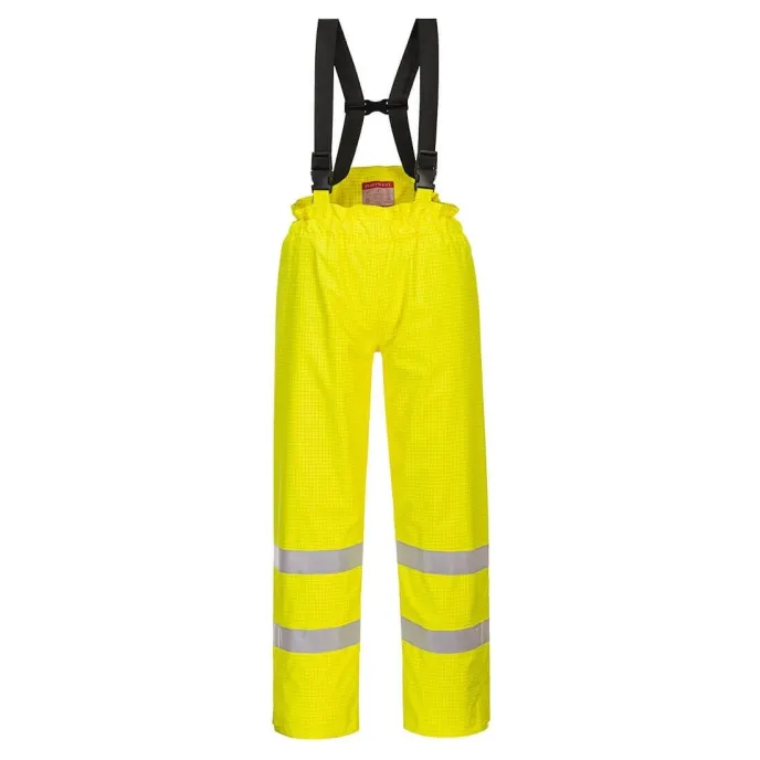 Pantalone da Lavoro Bizflame Rain foderato multinorma Alta Visibilita Portwest S781