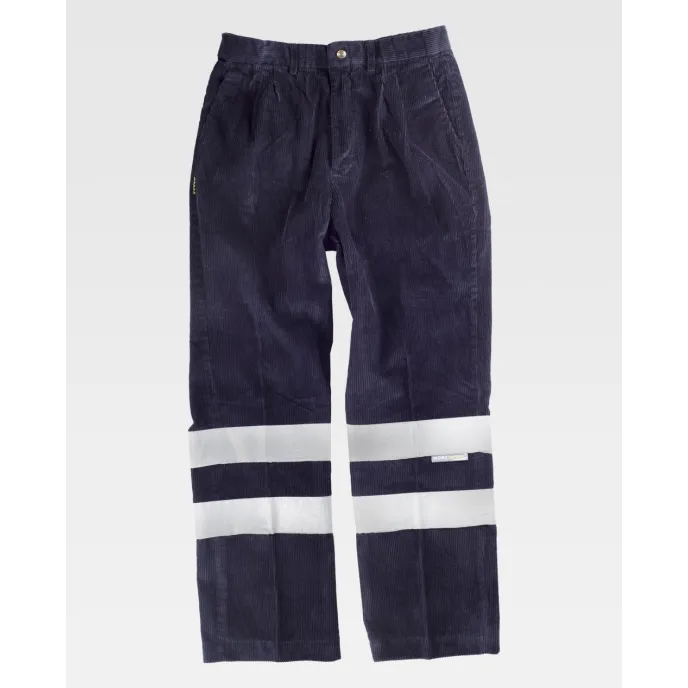 Pantalone da Lavoro di Velluto a Coste S7016 - Workteam