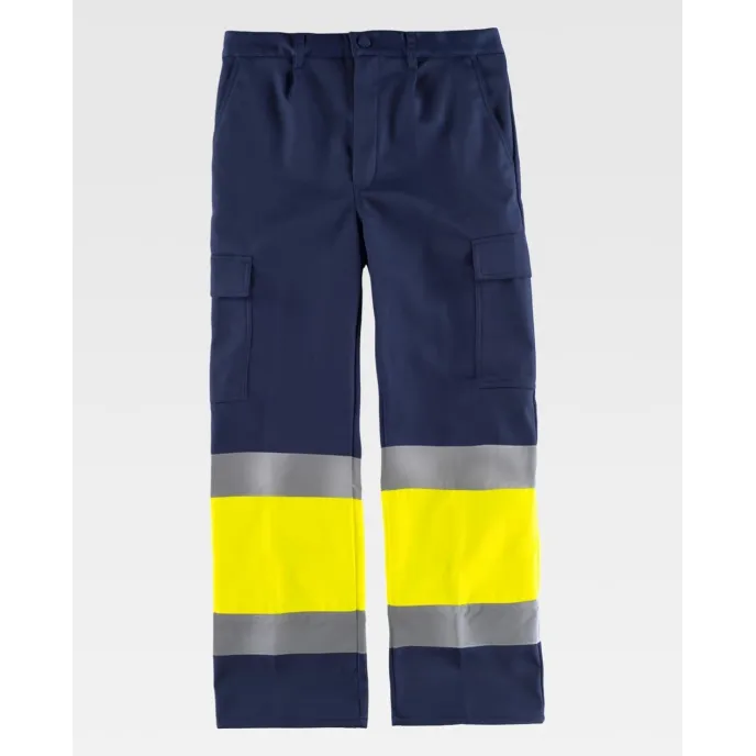 Pantalone da Lavoro Invernale Multitasche Alta Visibilità C4028 - Workteam