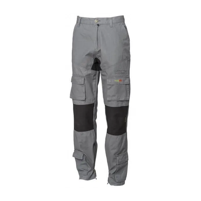 Pantalone da lavoro ISSA LINE Stretch On 8738 Multitasche Tasche Laterali 100% Cotone