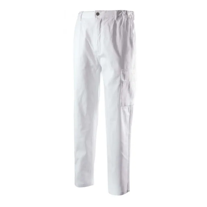 Pantalone da Lavoro multitasche 100% cotone Logica 9030BIANCO-L