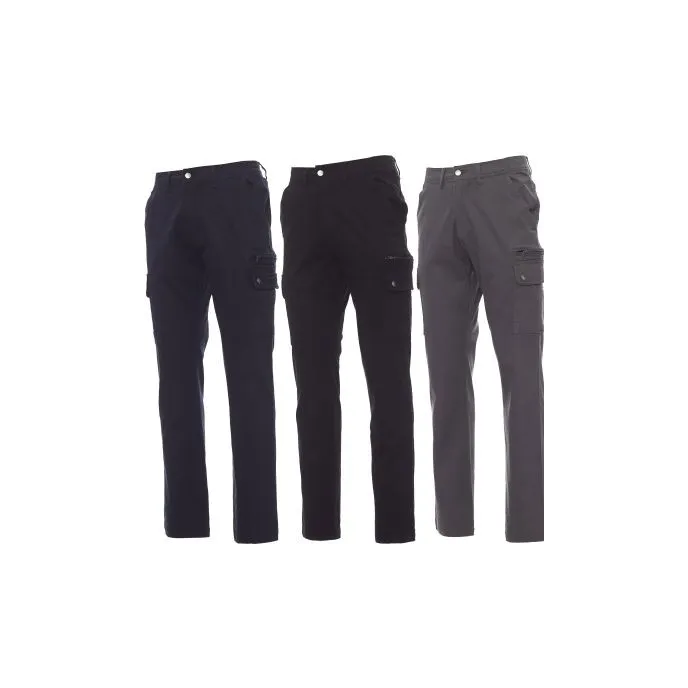 Pantalone da lavoro Stretch Multitasche Multistagione Forest Stretch - Payper