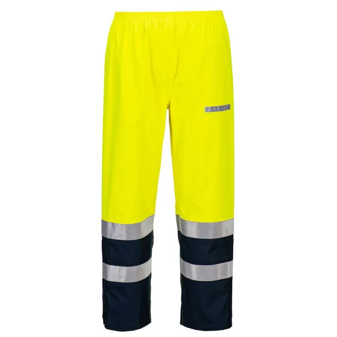 Pantaloni da Lavoro Alta Visibilità Impermeabile Ignifugo Leggeri Portwest FR410