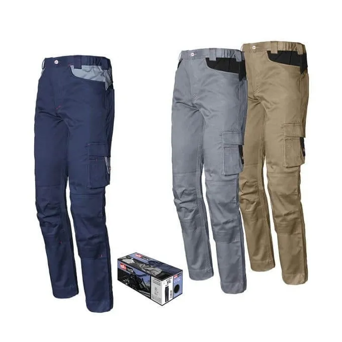 Pantaloni da lavoro ISSA LINE Stretch 8731 con Tasche laterali