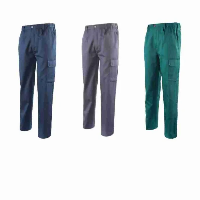 Pantaloni da Lavoro Multitasche 100% cotone Logica 9030BLU-L