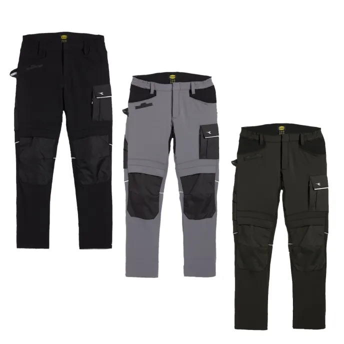 Pantaloni da lavoro Diadora Multitasche Stretch Carbon 702.175554