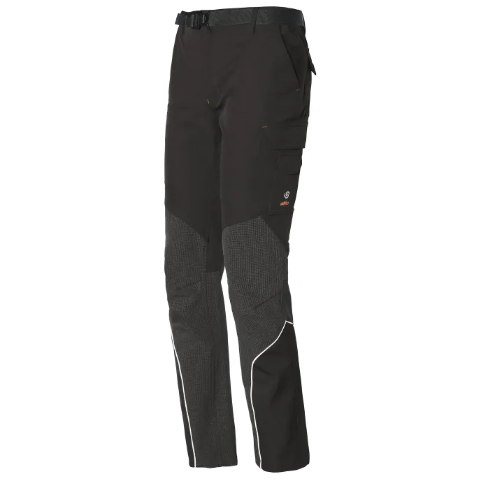 Pantaloni da lavoro Invernali Tecnici Linea Extreme ISSA LINE in Softshell 8833B Stretch Imbottiti Felpati Impermeabili