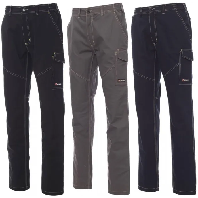 Pantaloni da lavoro Worker Summer Multitasche Estivi in Cotone - Payper  AY 7318