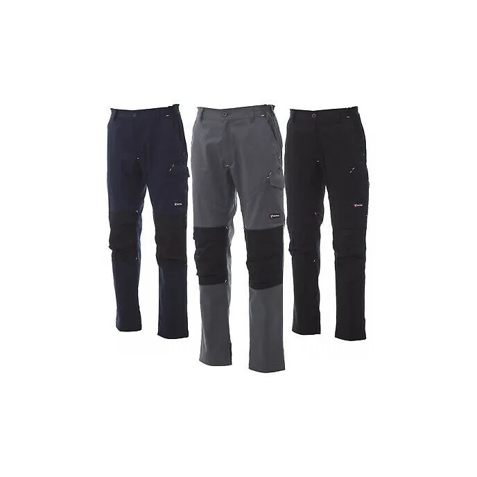 Pantalone da lavoro Worker Tech Multitasche Multistagione con Ginocchiere - Payper  AY 7309