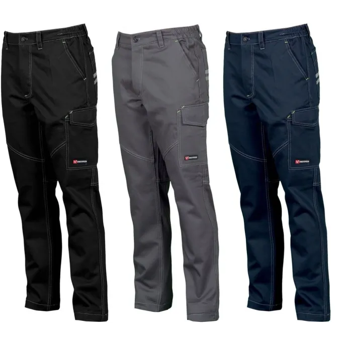 Pantaloni da lavoro Worker Stretch Multitasche Elasticizzati - Payper  AY 7319