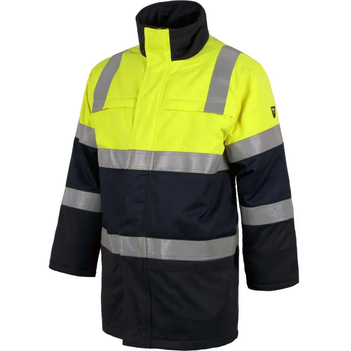 Parka Alta visibilità Ignifugo Antistatico per saldatura ed Arco elettrico - B3791 Workteam