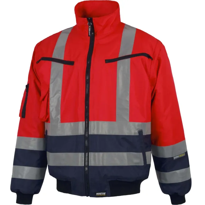 Giubbotto Pilot ad alta visibilità con maniche staccabili - Workteam C3737