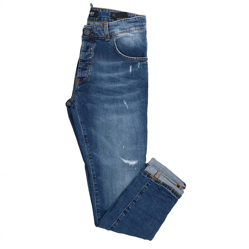 REGULAR FIT RICAMO M112 Denim