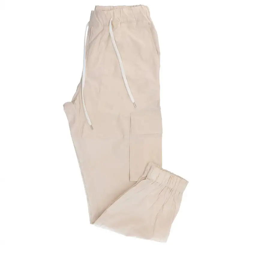 PANTALONE 2 TASCONI PU02 Beige Panna
