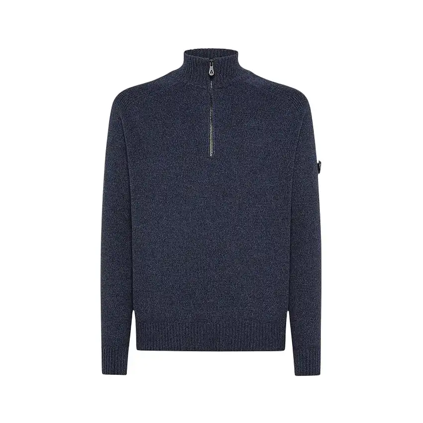 Maglia Uomo mezza zip Braille