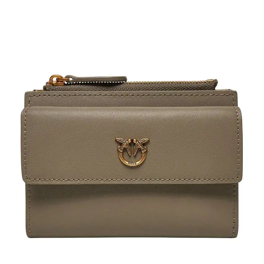 Portafoglio Donna Compact con patta e zip