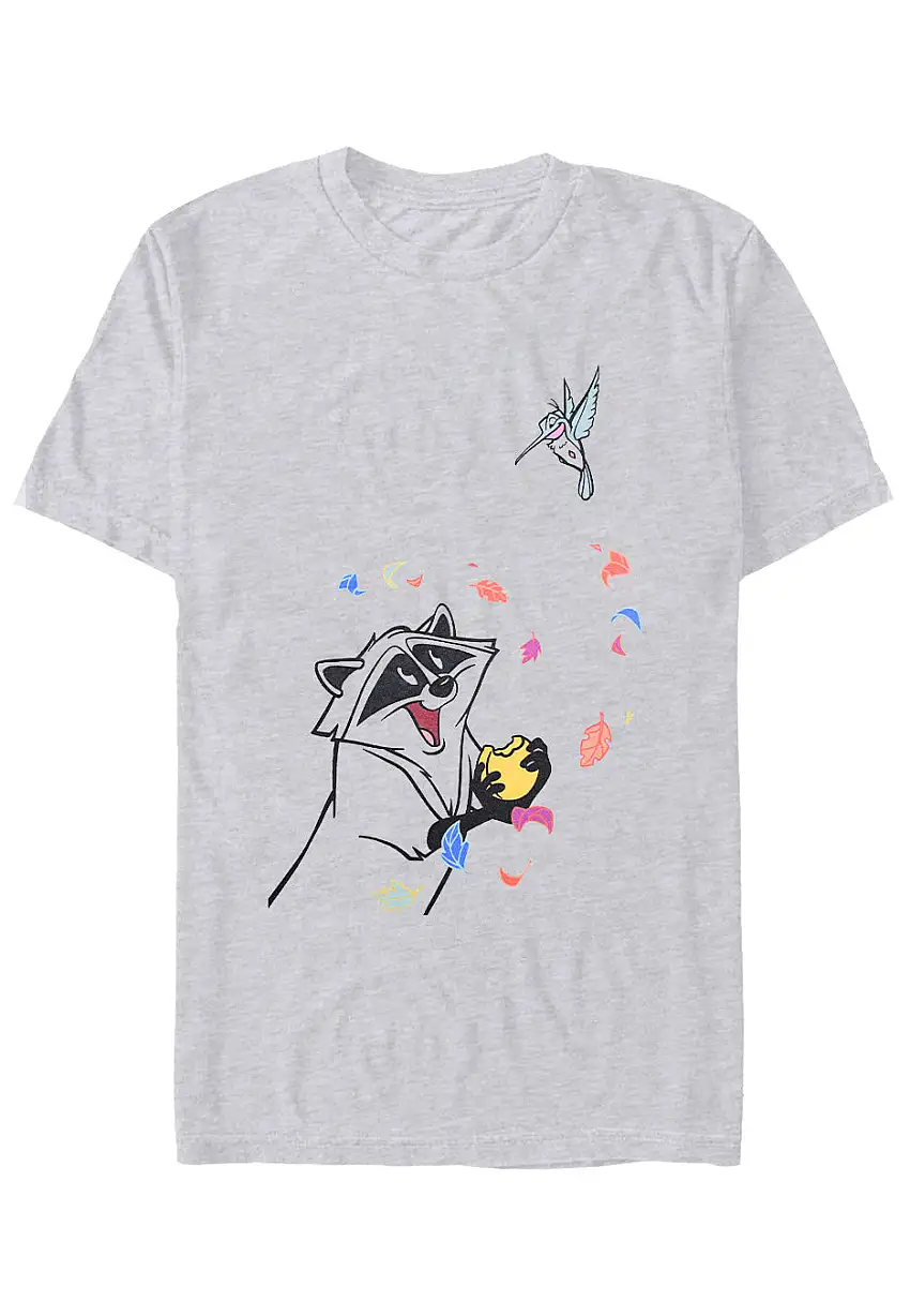 Pocahontas - Meeko and Flit Heather Grey - T-Shirt