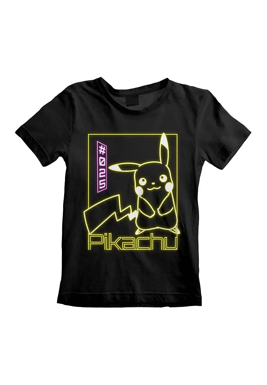 Pokémon - Pikachu Neon Kids - T-Shirt
