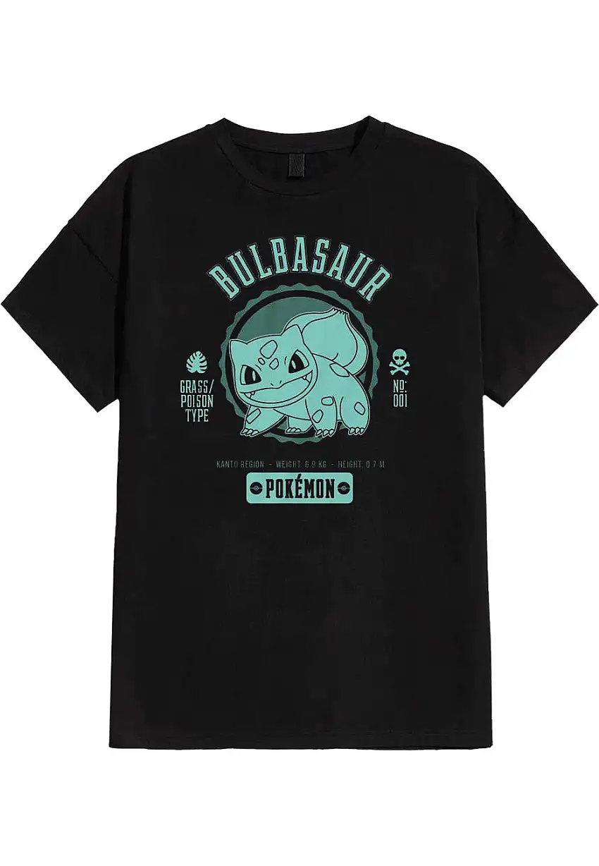 Pokémon - Collegiate Bulbasaur - T-Shirt