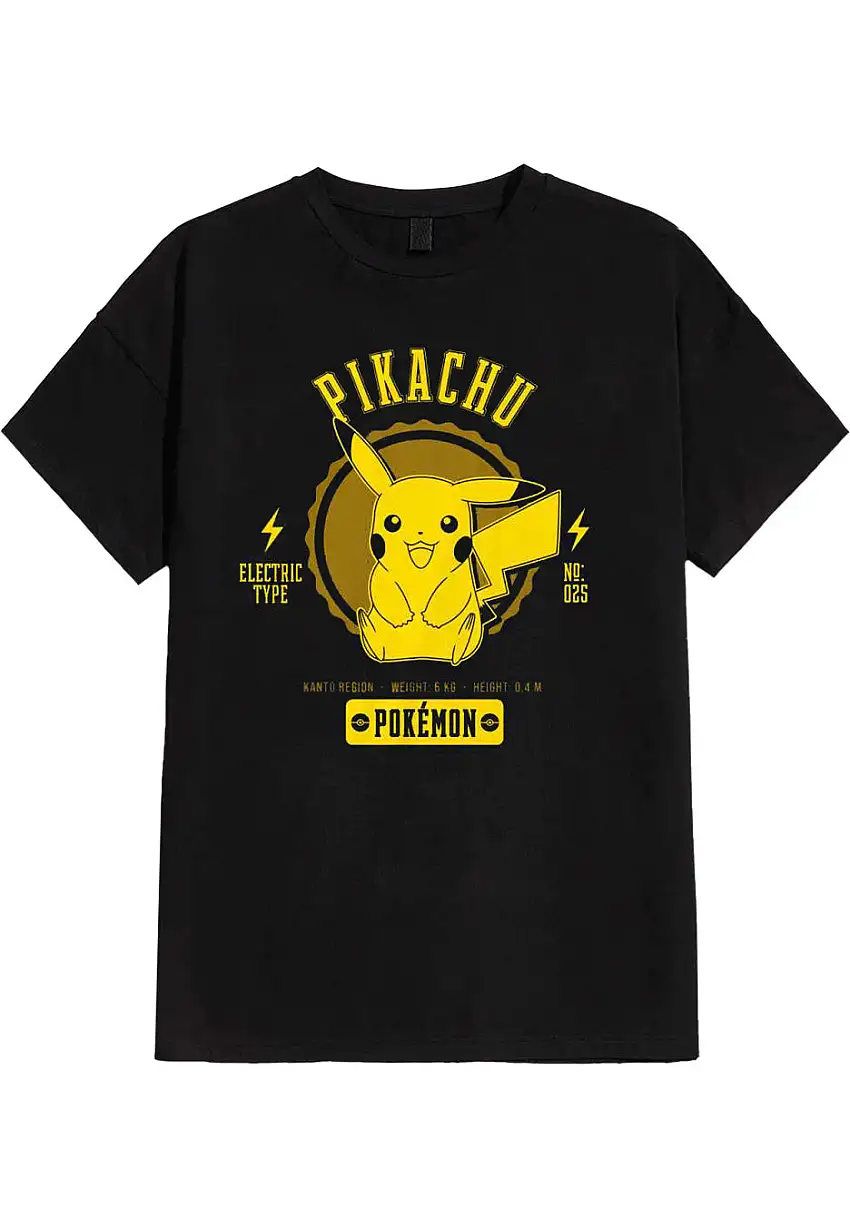 Pokémon - Collegiate Pikachu - T-Shirt