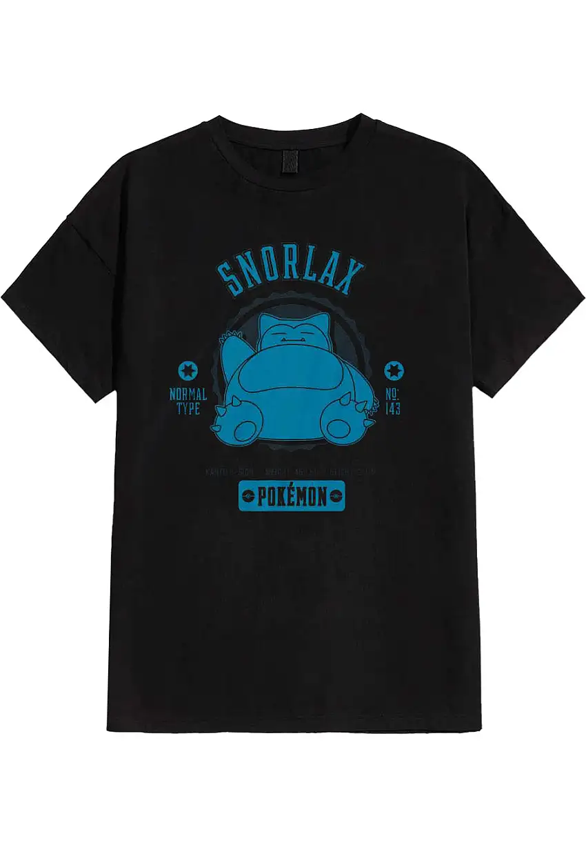 Pokémon - Collegiate Snorlax - T-Shirt