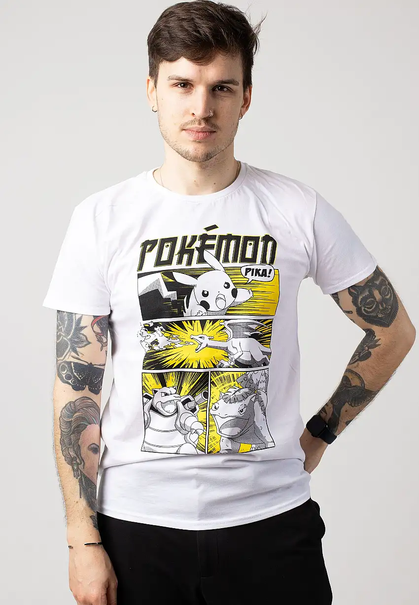 Pokémon - Anime Style Cover White - T-Shirt