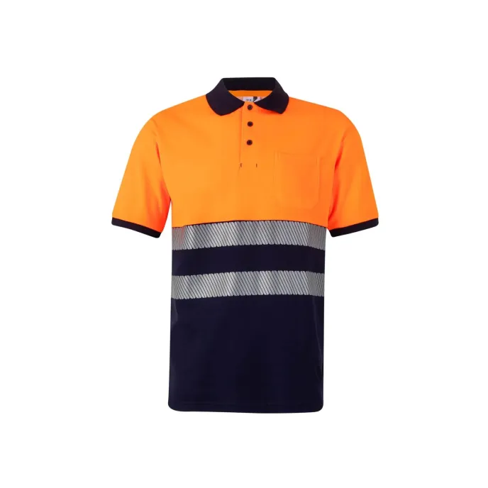 Polo bicolore da Lavoro Alta Visibilità Velilla RS 305523