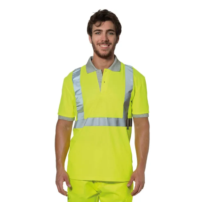 Polo da lavoro Alta visibilità Logica POLOREFLEXG-L