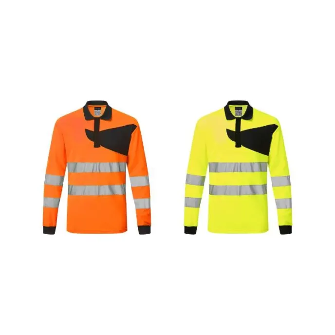 Polo da Lavoro Alta Visibilità Metalfree Portwest PW220