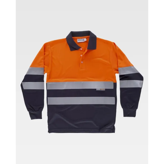 Polo da Lavoro Combinata Alta Visibilità C3870 - Workteam