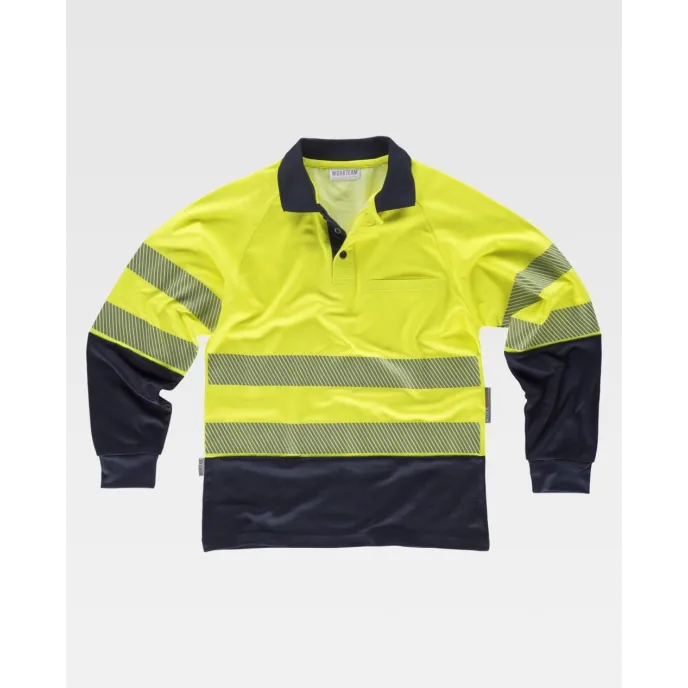 Polo da Lavoro Combinata M/L Alta Visibilità C3896 - Workteam