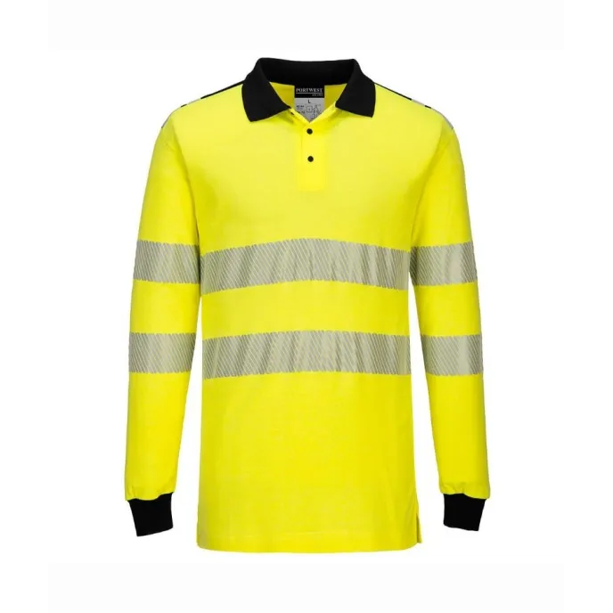 Polo da Lavoro Ignifuga Alta Visibilità WX3 Portwest FR702