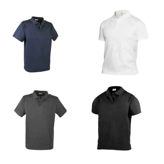 Polo da Lavoro maniche corte Logica 100% Cotone SOLARIS/1-L