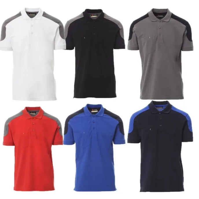 Polo da lavoro Bicolore a Manica Corta Company - Payper