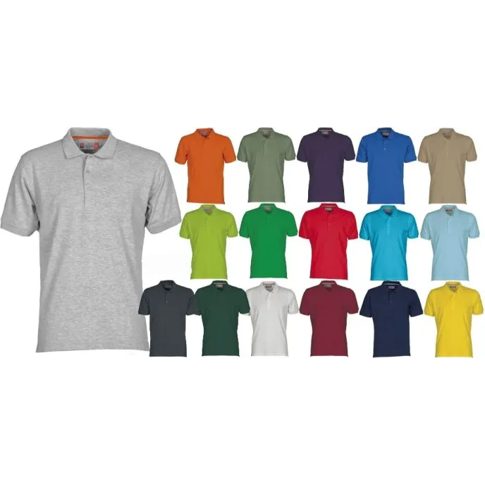 Polo da Lavoro Venice Manica Corta con Rinforzi Laterali in Cotone - Payper AY 7440