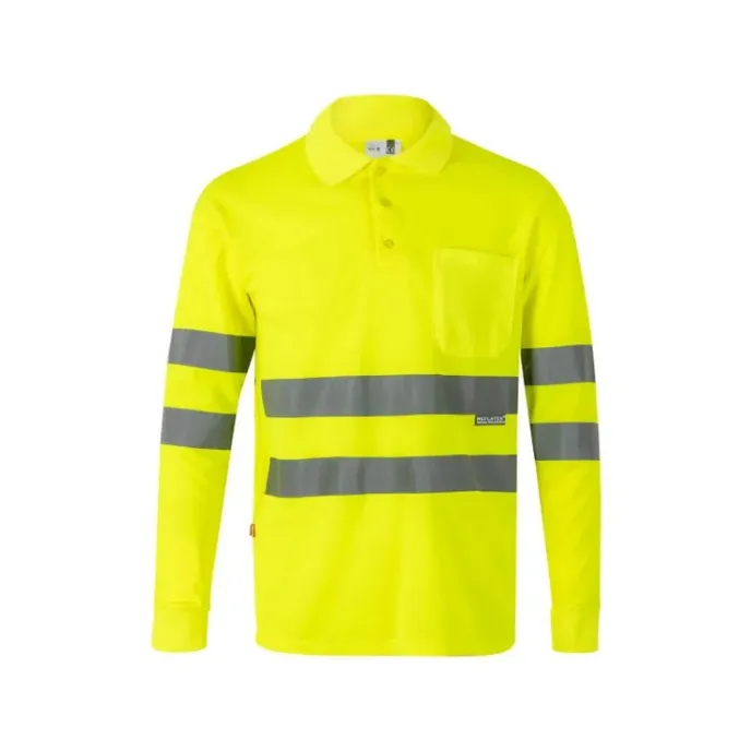 Polo manica lunga da Lavoro Alta Visibilità Velilla 174