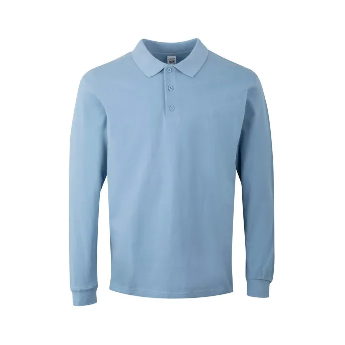 Polo maniche lunghe Unisex da Lavoro 100% Cotone Velilla Hobart PL200UC